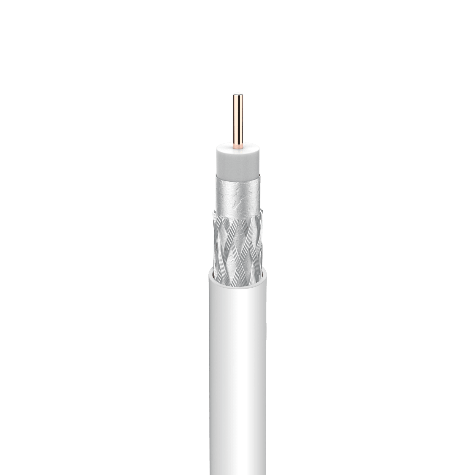 TELEVES - Cavo coassiale 5mm bianco CXT-5, 100m, 24VAtC Euroclasse B Eca.
