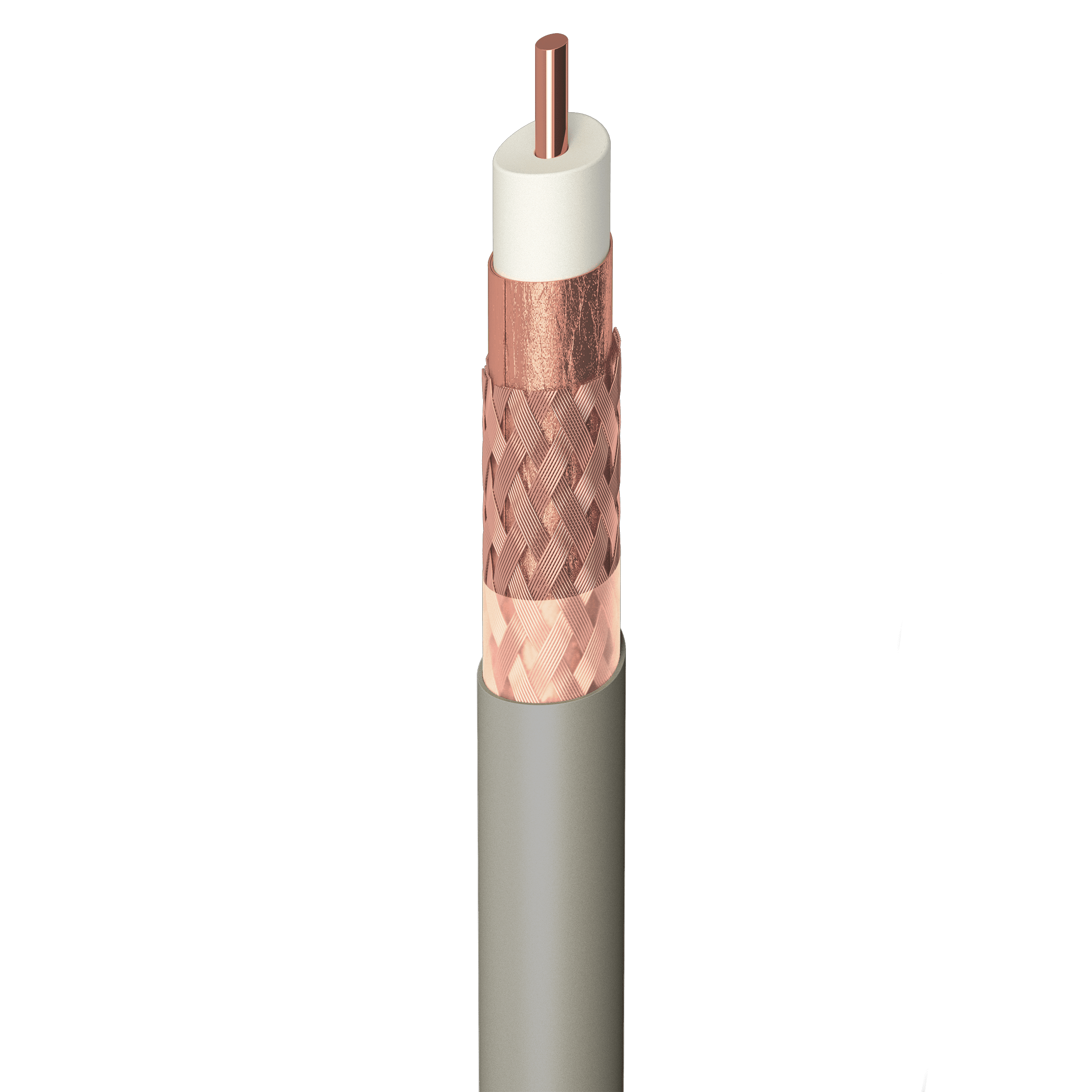 TELEVES - Cavo coassiale T200plus, 15RtC Euroclasse Dca e schermatura classe A, 6,9mm LSFH GRI, 250m/bob CLAS.A.