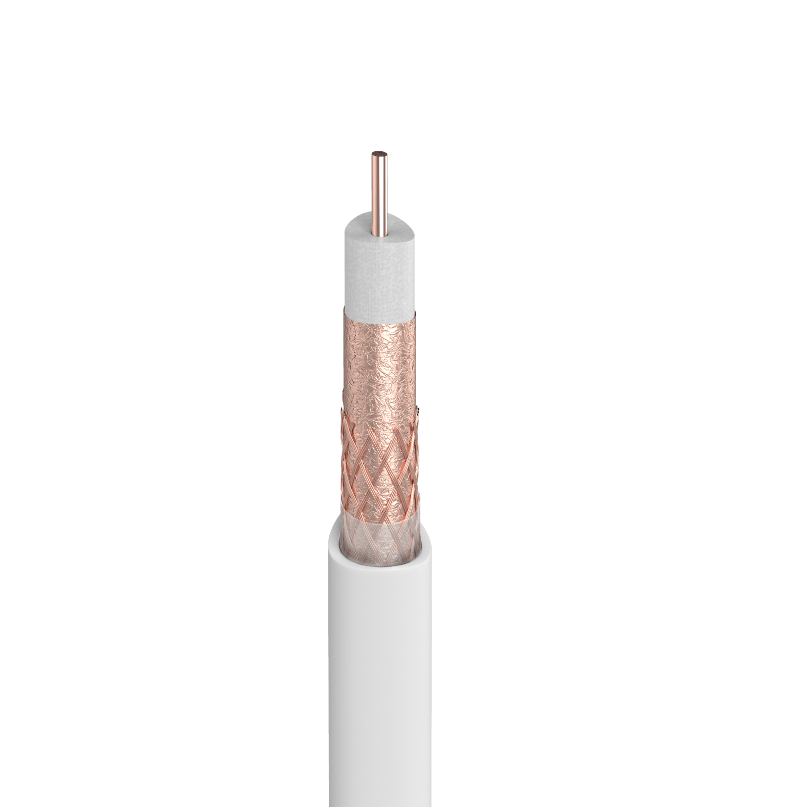 TELEVES - Cavo coassiale CXT LSFH DCA 100M 18RtC Euroclasse Bianco.