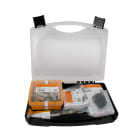 TELEVES - Kit connettore a compressione Tipo F per cavi coassiali di doppia schermatura, T100 (valigia inclusa).