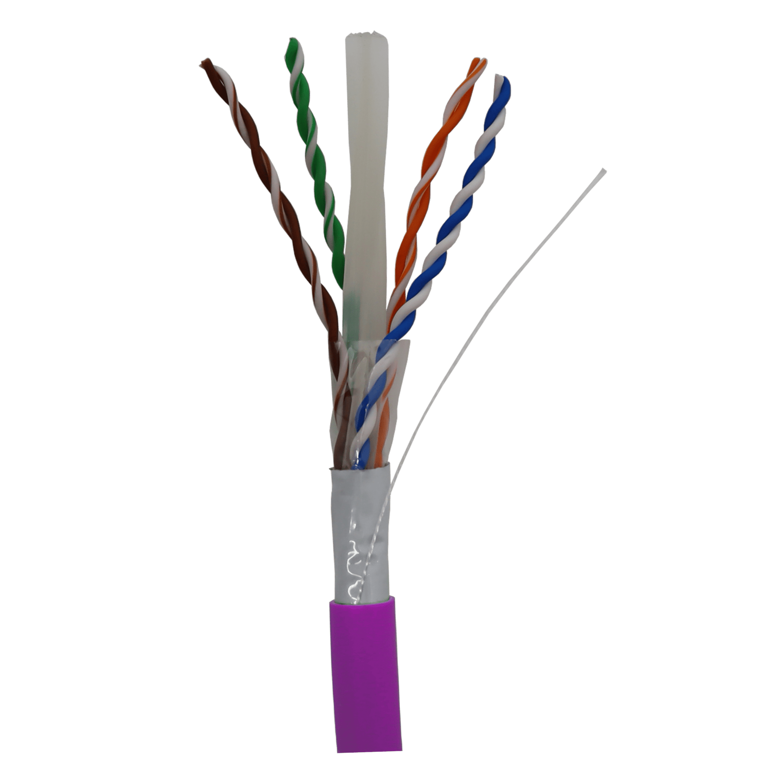 TELEVES - Cavo dati DK6000A U/UTP Categoria 6A CCA CU LSFH Viola 500 23AWG.