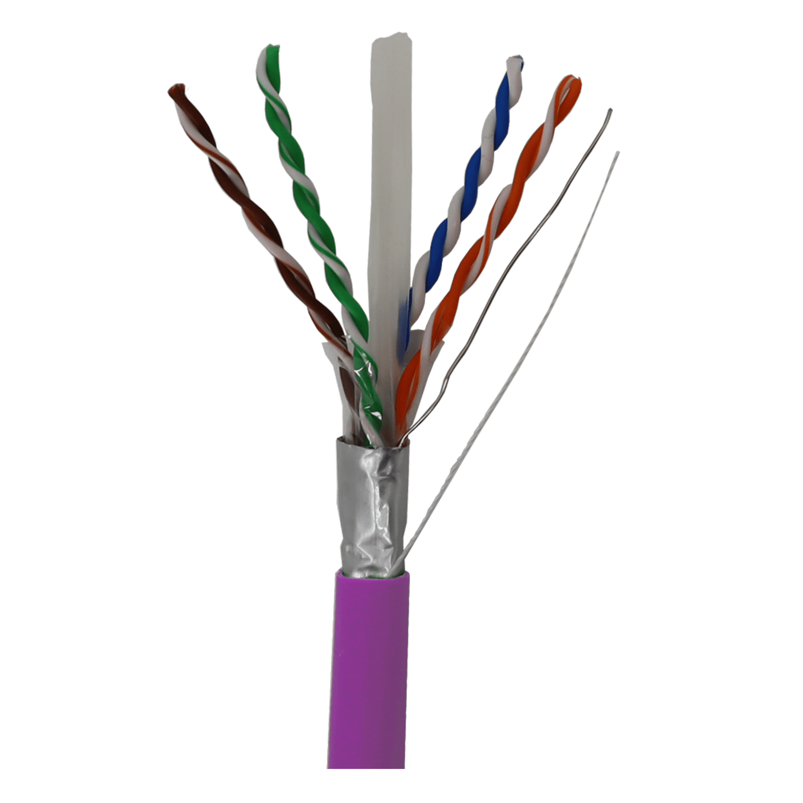 TELEVES - Cavo dati DK6000A F/UTP Categoria 6A DCA CU LSFH Viola 500 23AWG.