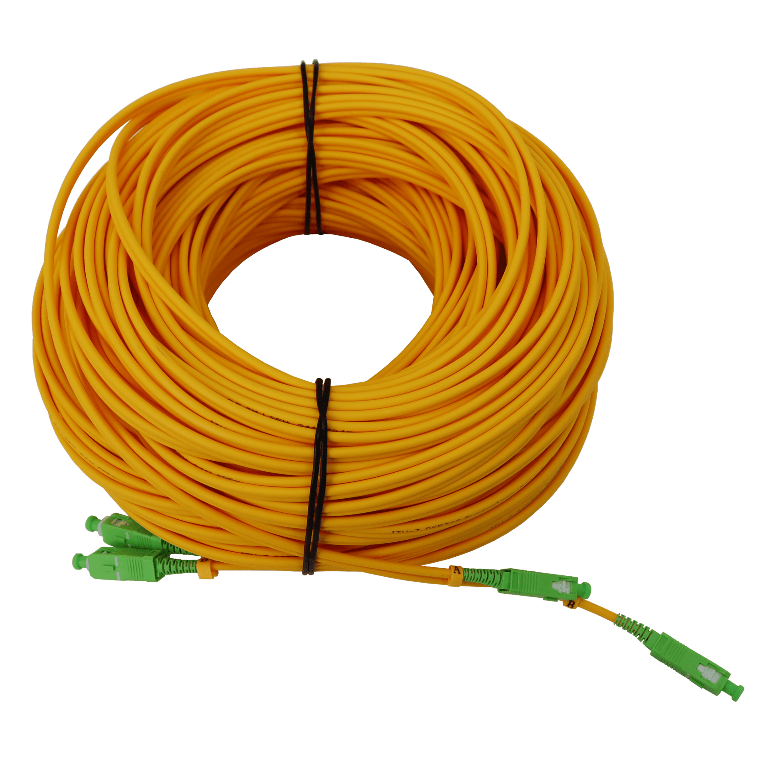 TELEVES - Bretella duplex fibra ottica SC/APC, monomodale LSFH Euroclasse Dca interno.