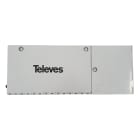 TELEVES - Contenitore principale impilabile per fibra ottica multioperatore, fino a 48 adattatori femmina-femmina, in ABS.