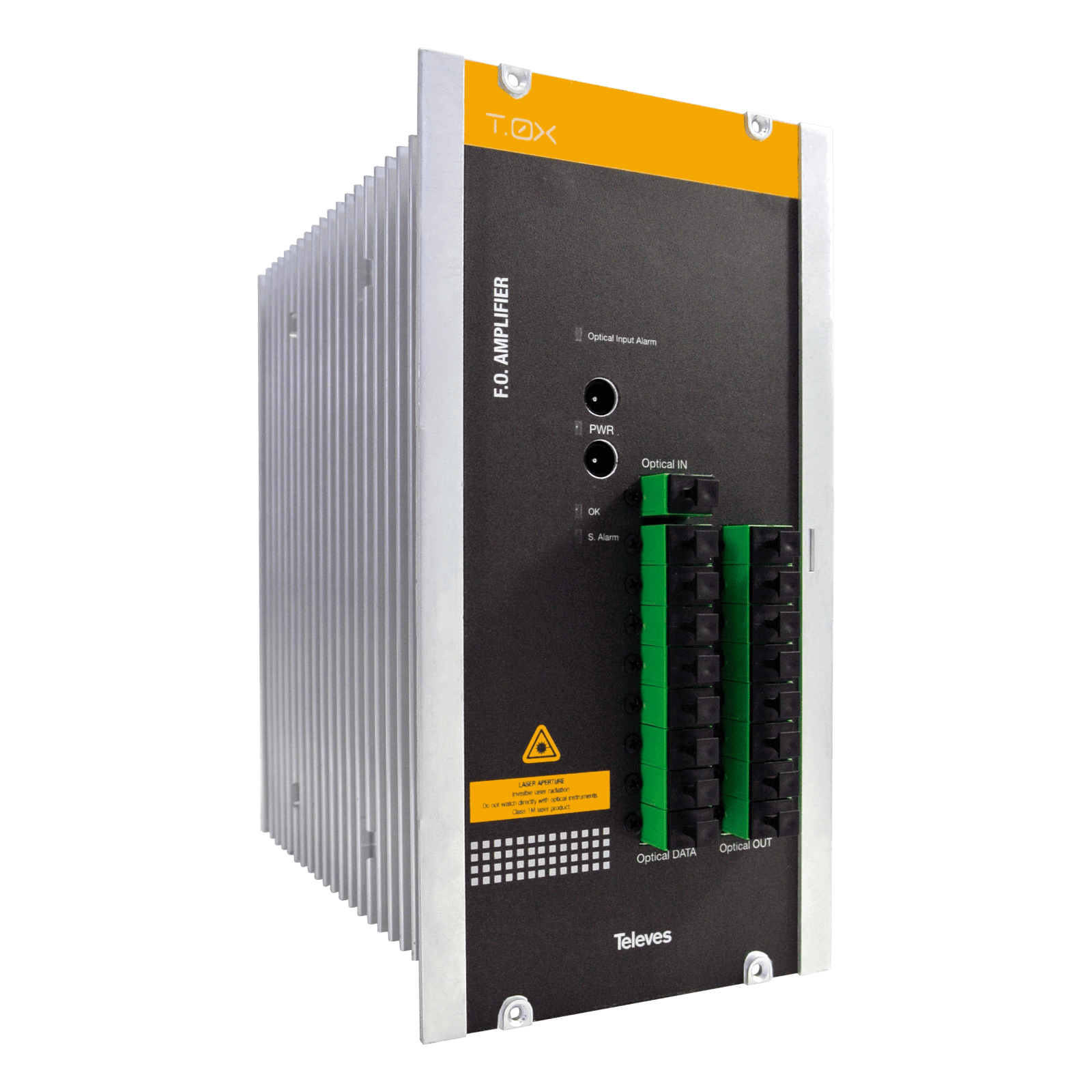 TELEVES - Amplificatore ottico YEDFA 8 uscite con WDM 1550nm SC/APC Po 20dBm.