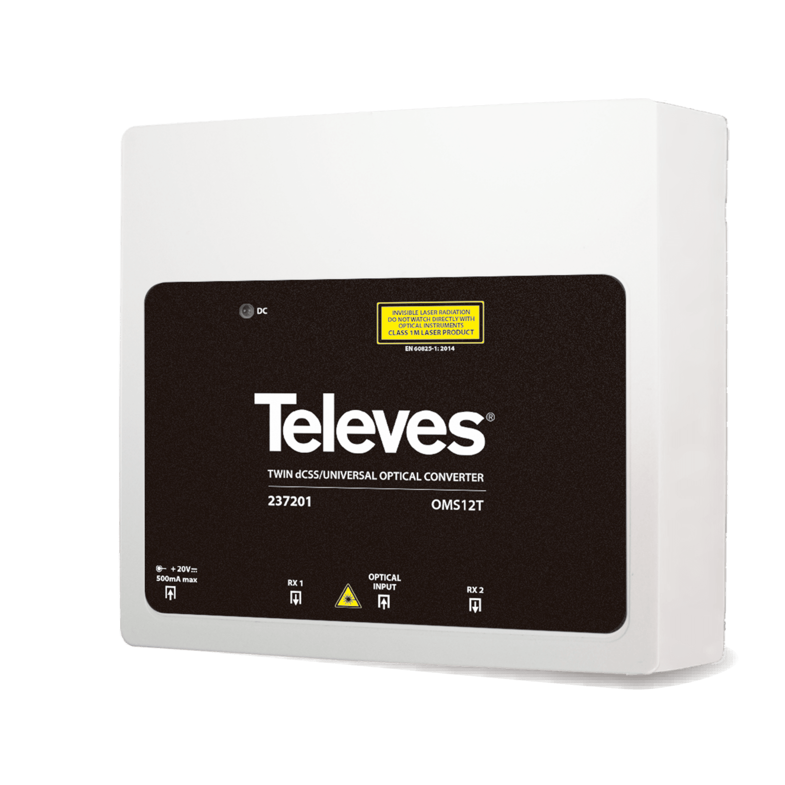 TELEVES - Convertitore ottico dCSS Twin per FM, DAB, UHF e SAT.