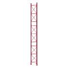 TELEVES - Traliccio intermedio 3m 360 rosso sezione zinco pittura.
