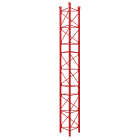 TELEVES - Traliccio intermedio rinforzato zincato e verniciato rosso, sezione 450mm.