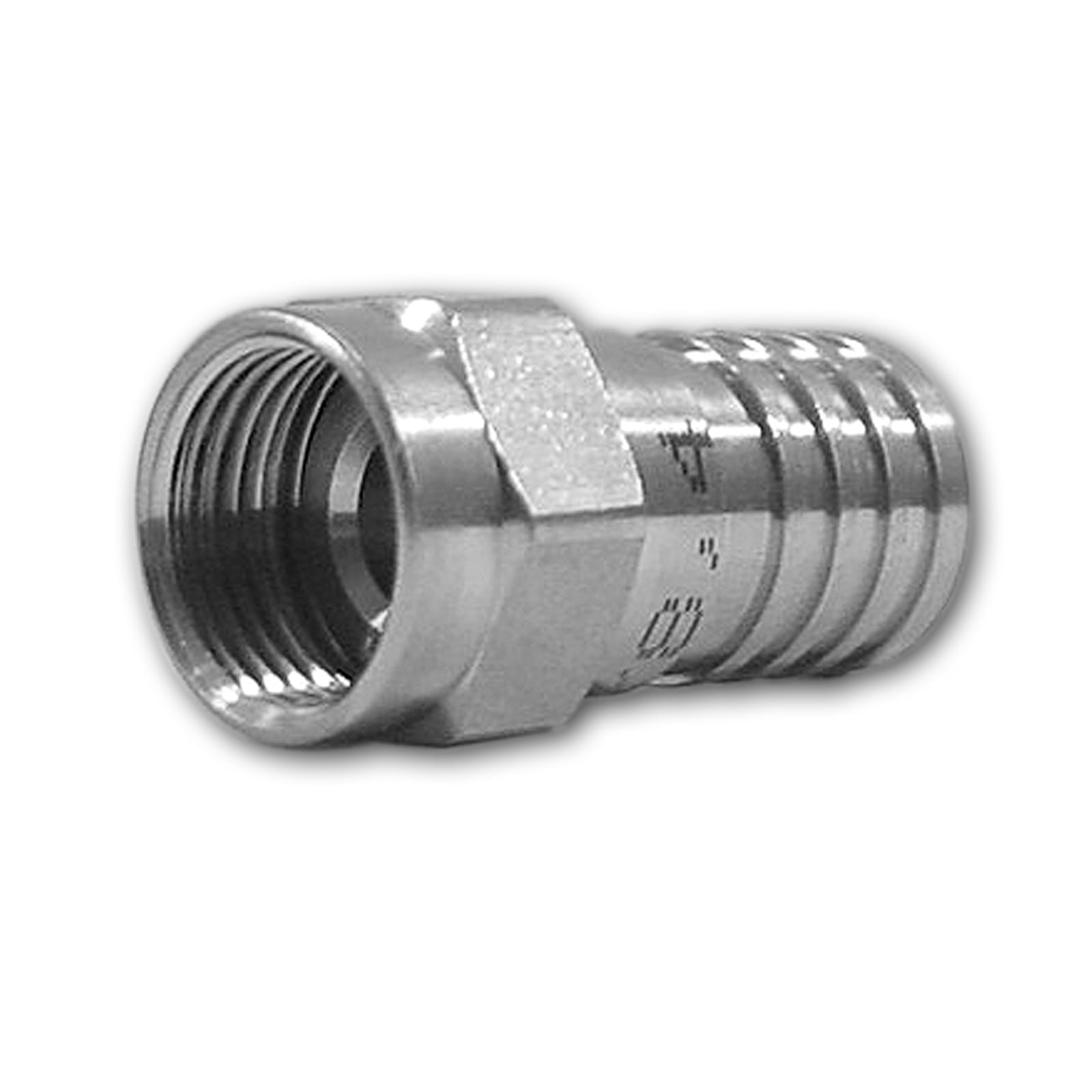 TELEVES - Connettore da crimpare F per cavi SK2000plus, SK2003plus, SK110plus, SK100plus, SK6Fplus, T100plus, T100, CXT-1, CXT-60.