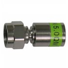 TELEVES - Connettore a compressione universale per cavi Ø 4,9-5,4mm.