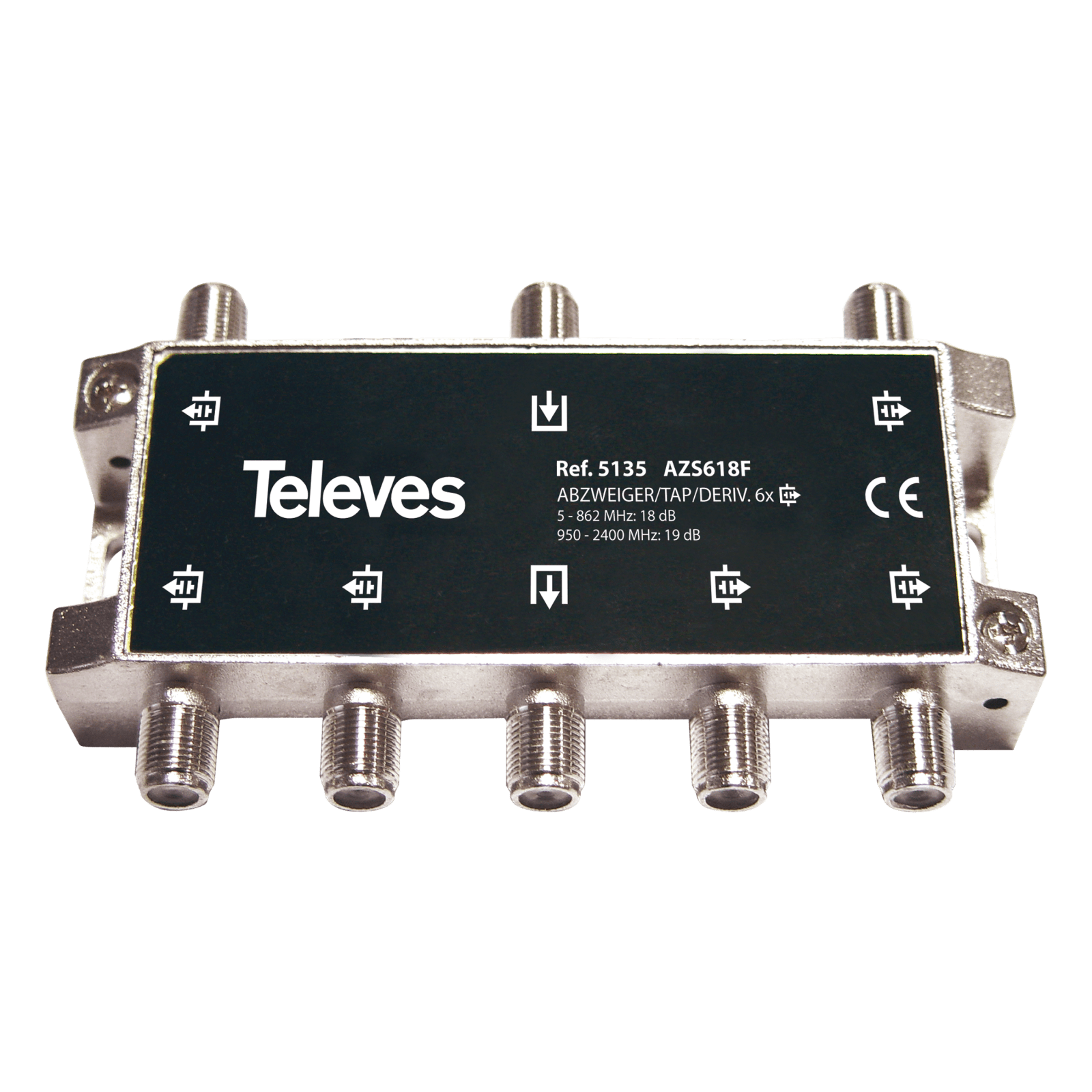 TELEVES - Derivatore F 6Vie 5...2400MHz 19dB.