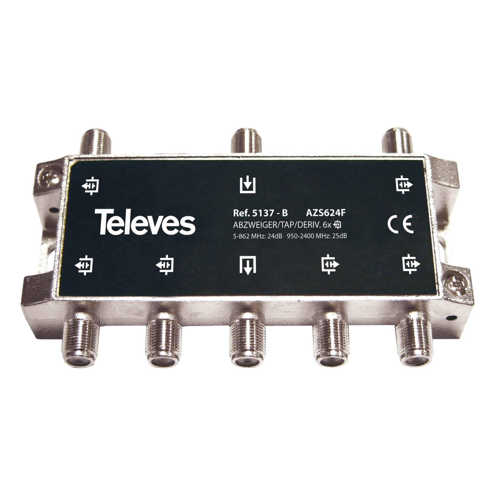 TELEVES - Derivatore F 6Vie 5-2400MHz 25dB.