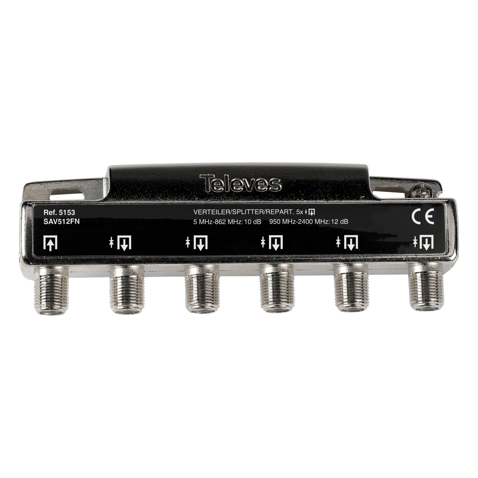 TELEVES - Partitore F 5 vie 5-2400MHz 10/12dB.