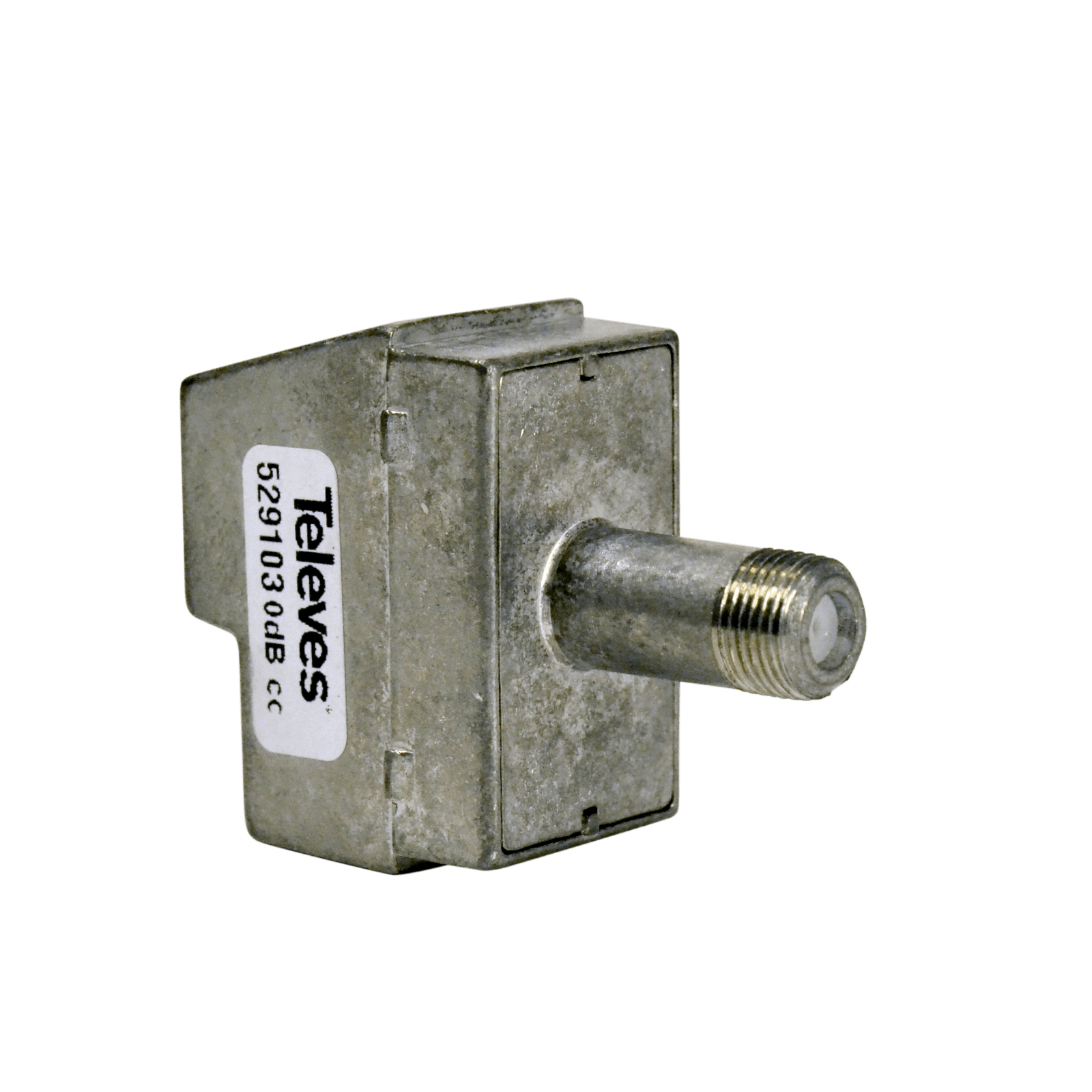 TELEVES - Presa terminale TV/SAT 0dB con passaggio di DC.