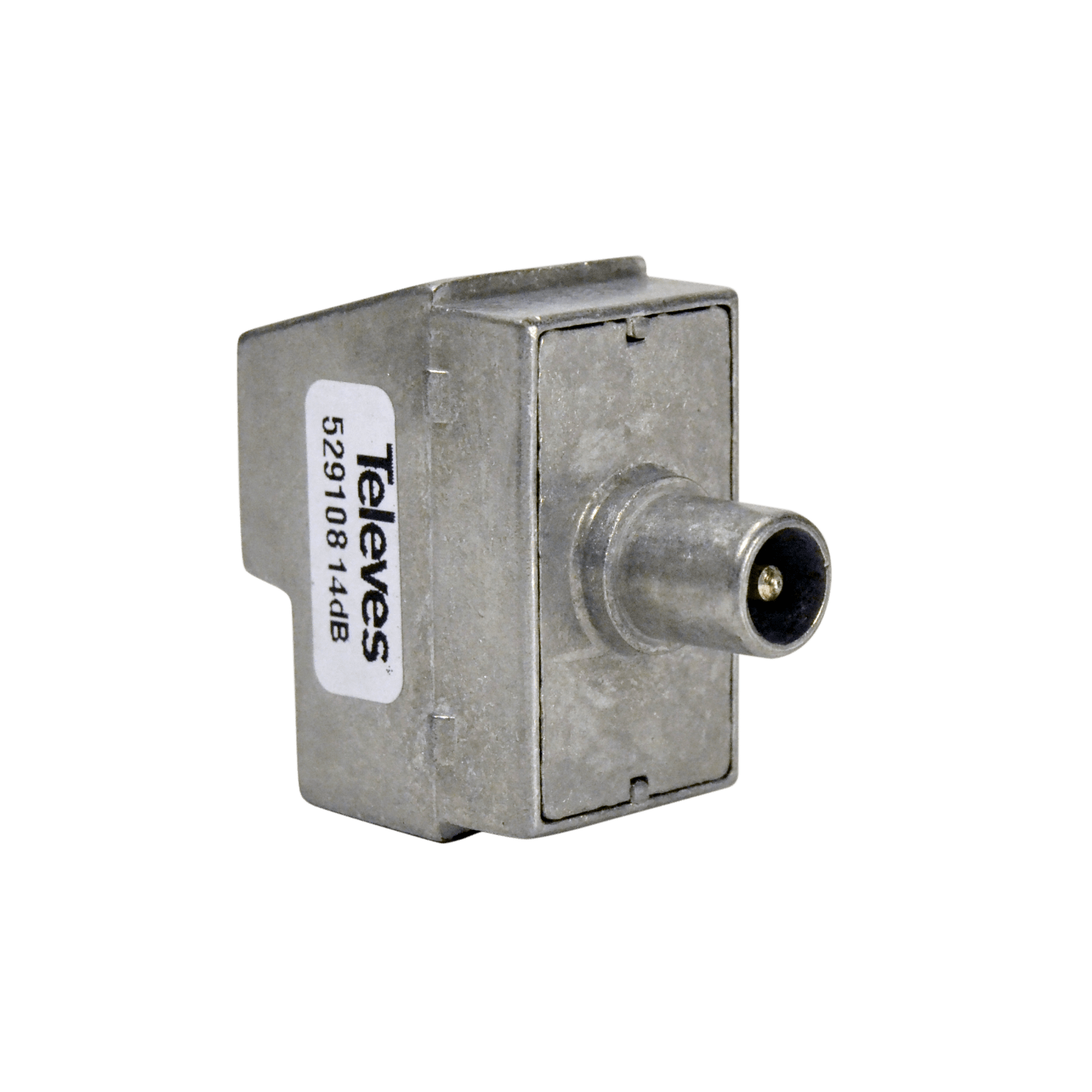 TELEVES - Presa passante TV/SAT 40-2400MHz IEC maschio 14dB.