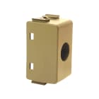 TELEVES - Cover con 1 foro per prese coassiali di tipo GW Playbus nera connettore plastiche.