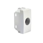 TELEVES - Cover con 1 foro per connettore coassiale tipo light, 1 modulo.