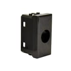 TELEVES - Cover foro tipo Axolute antracite plastiche per prese coassiali connettore.