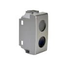 TELEVES - Cover fori tipo light tec 1 modulo plastiche prese coassiali 2 connettori.