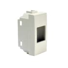 TELEVES - Cover per connettore RJ45 Vimar Plana bianca, plastiche per prese dati.