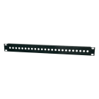 TELEVES - Pannello per rack 19 pollici 1U con capacità fino a 24 connettori F.