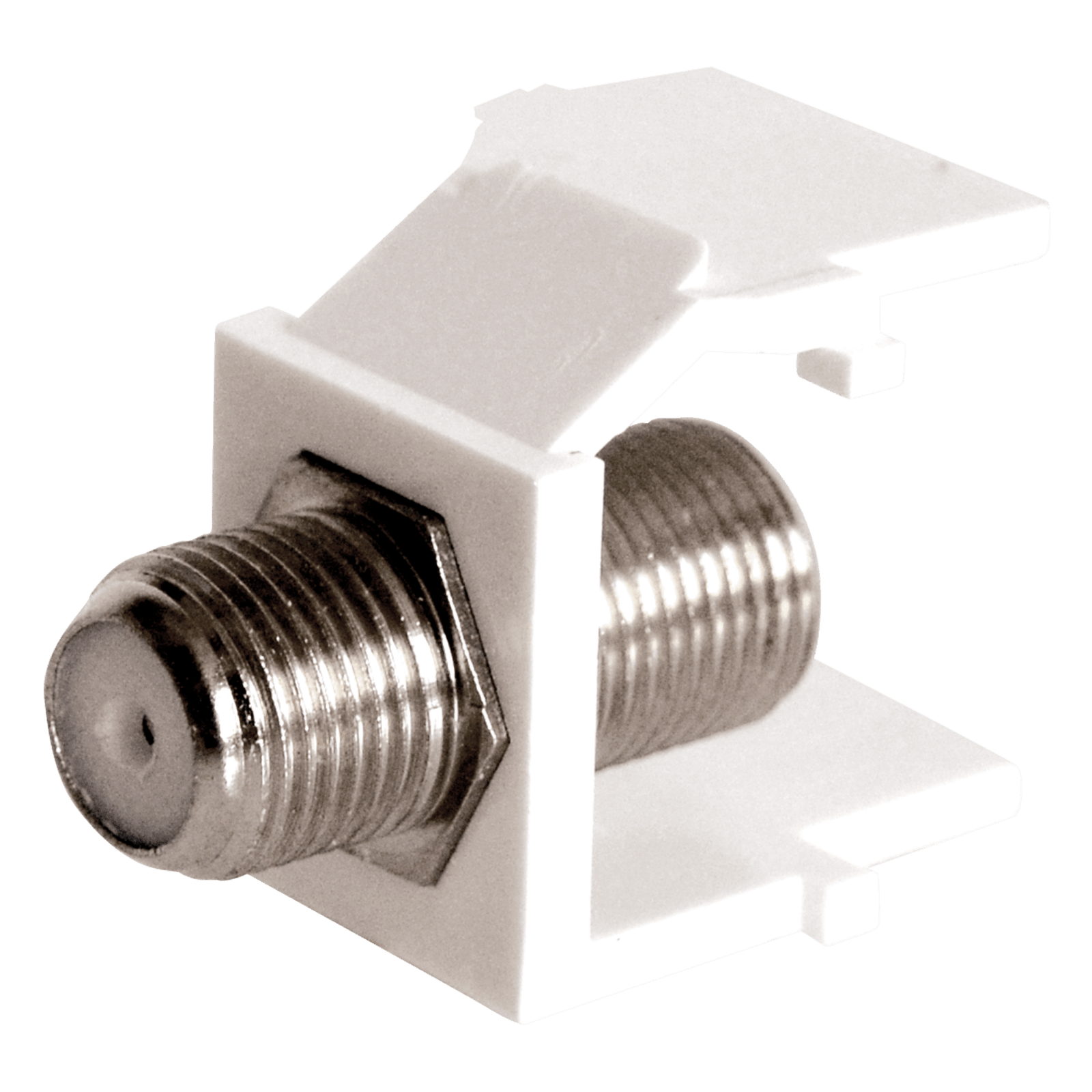 TELEVES - Supporto adattatore F femmina con base per RJ45.