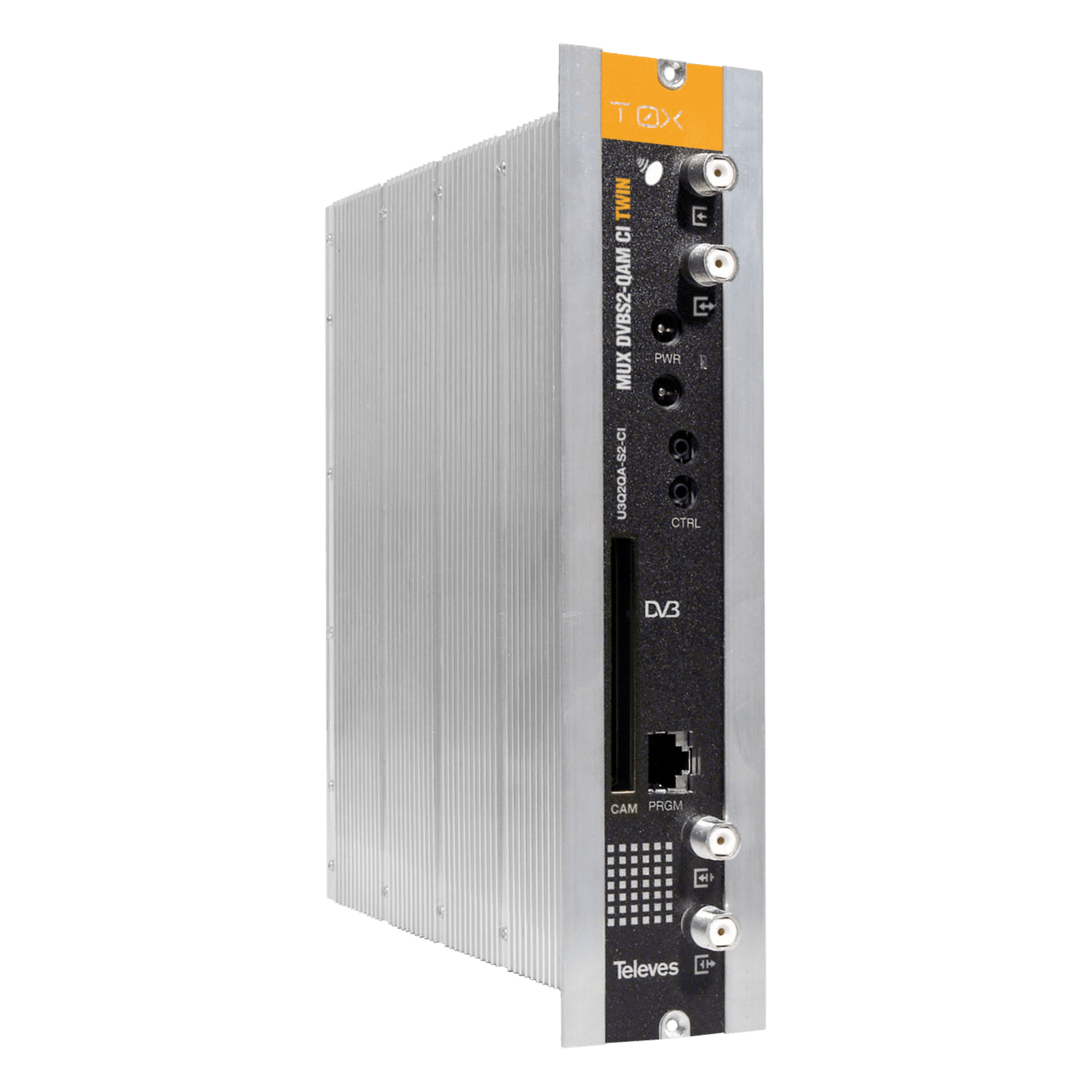 TELEVES - Trasmodulatore Twin con Remux DVBS/S2 - DVBC (QAM Annesso A) CI TWIN MUX.