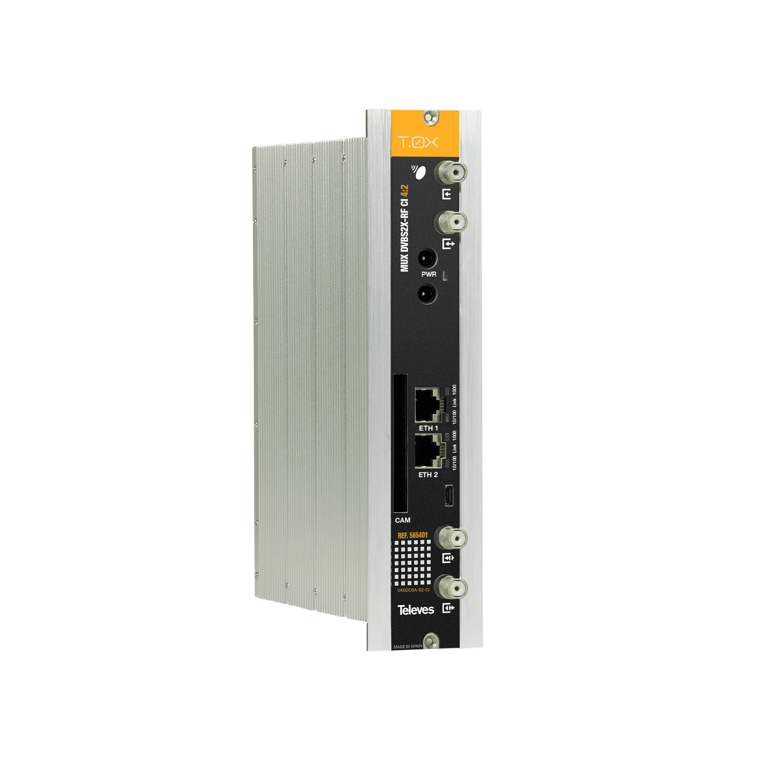 TELEVES - Transmodulatore Twin con remultiplexing DVBS/S2 - DVB-T (COFDM) o DVB-C (QAM) e CI.