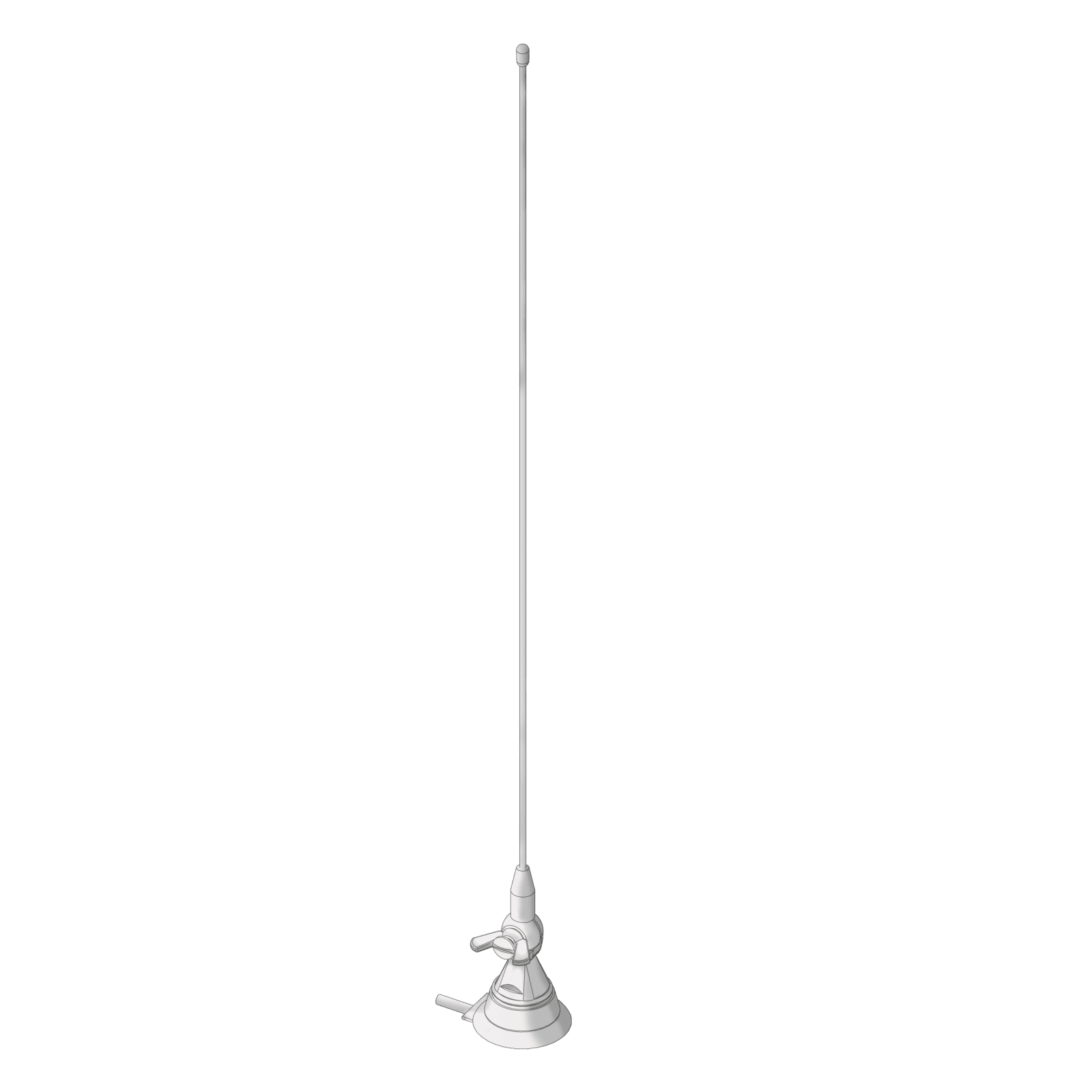 TELEVES - Antenna mobile 1/4 onda VHF 144-470MHz per ricezione.