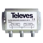 TELEVES - Filtro bypass 2I/1U F 2...68-87...2150MHz CoaxData diplexor frequenze.
