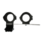 TELEVES - Supporto multisatellite per 2 LNB, compatibile con parabole in acciaio da 750.