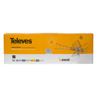 TELEVES - Kit Antenna V Zenit Mix U/V + Amplificatore Palo + Alimentatore BIII/UHF, 1mo Dividendo Digitale LTE790.