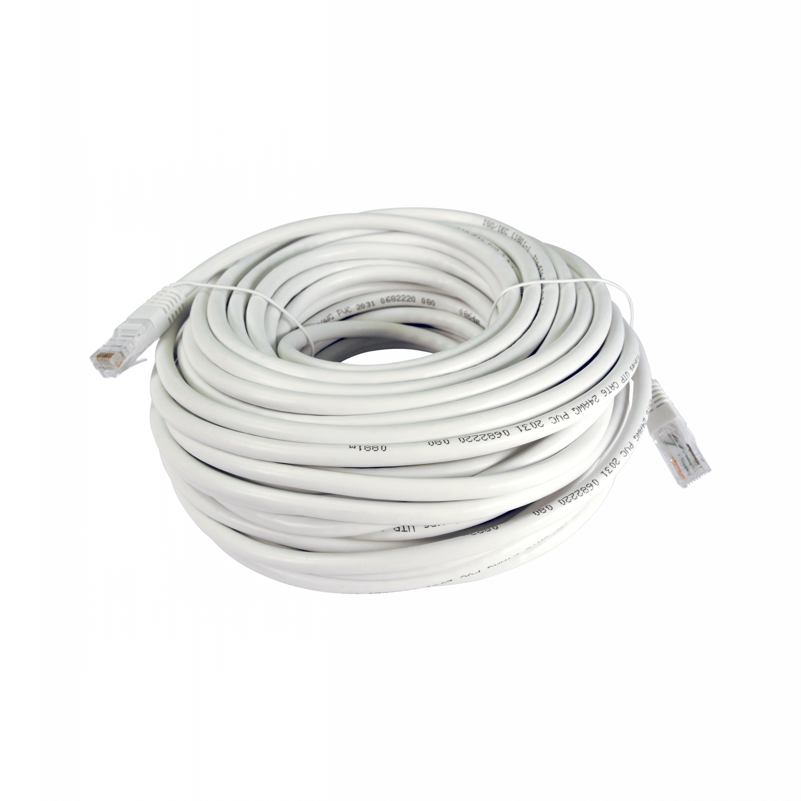 TELEVES - Cavo patch Ethernet Cat6 UTP in rame, PVC bianco, lunghezza 20 metri.