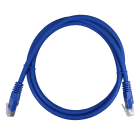 TELEVES - Cavo patch Ethernet U/UTP Cat6 LSFH, azurro, 1m.