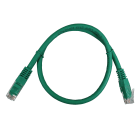 TELEVES - Cavo patch Ethernet U/UTP Cat6 LSFH, verde, 0,5m.