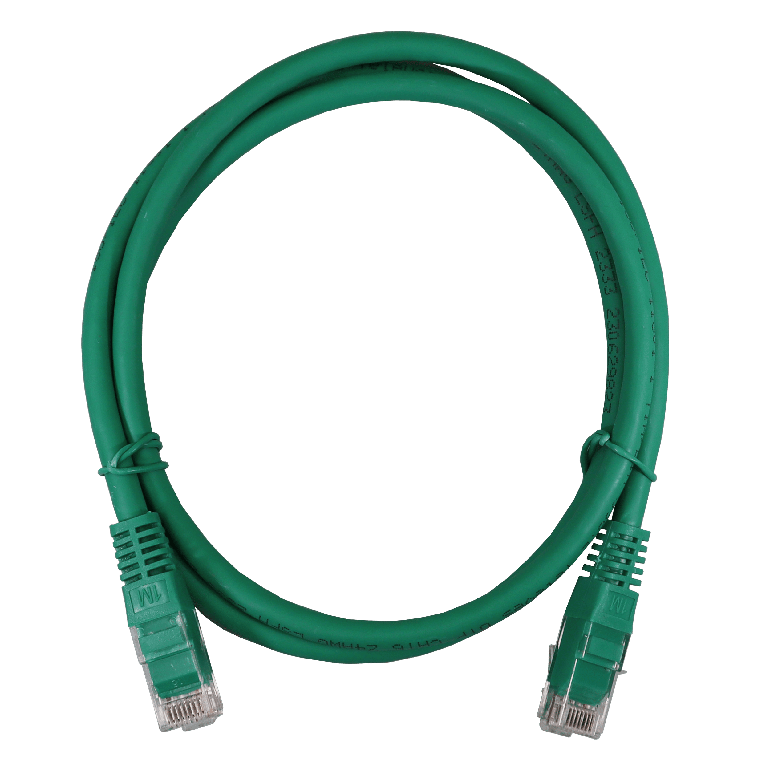 TELEVES - Cavo patch Ethernet U/UTP Cat6 LSFH, verde, 1m.