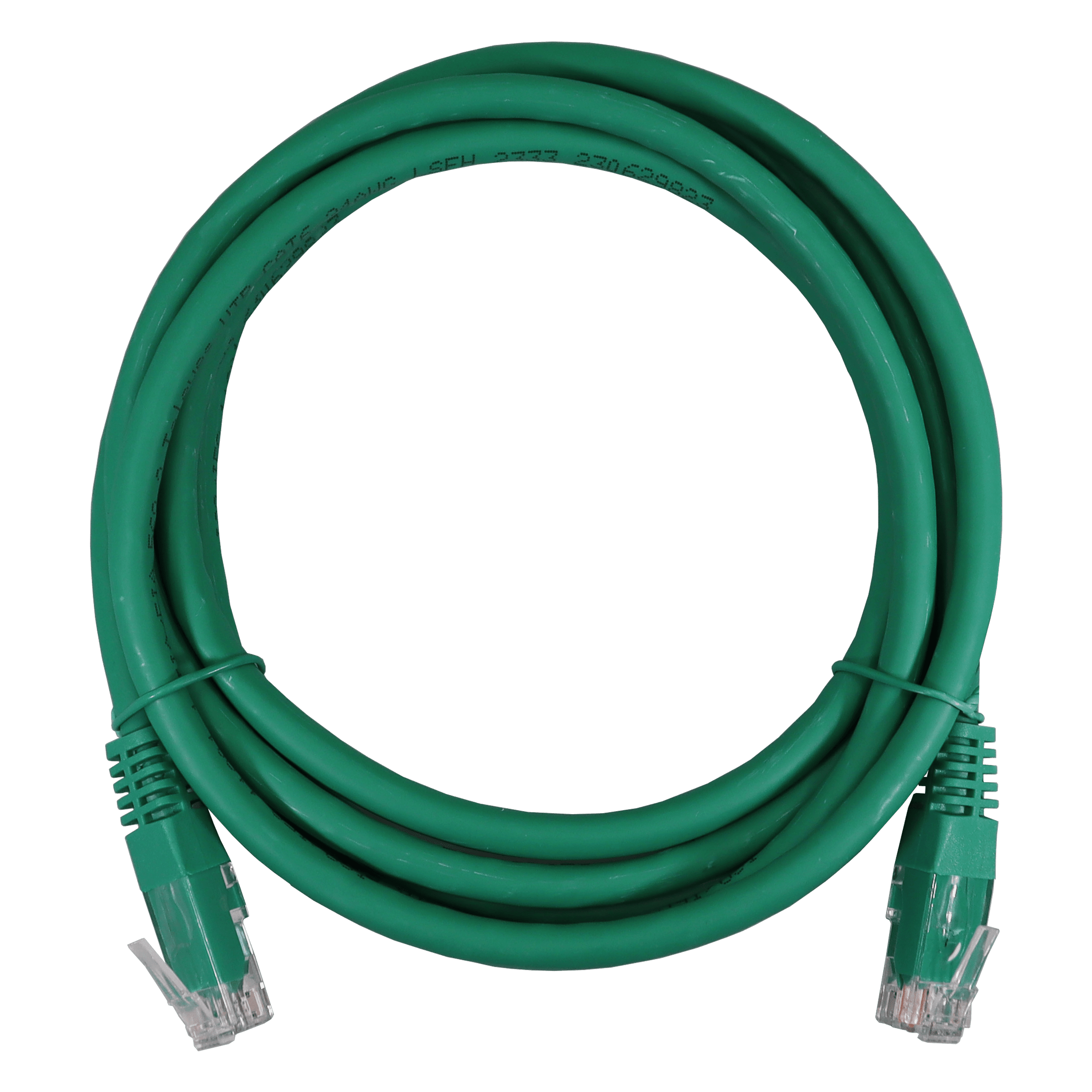 TELEVES - Cavo patch Ethernet U/UTP Cat6 LSFH, verde, 2m.