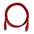 TELEVES - Cavo patch Ethernet U/UTP Cat6 LSFH rosso 1m.