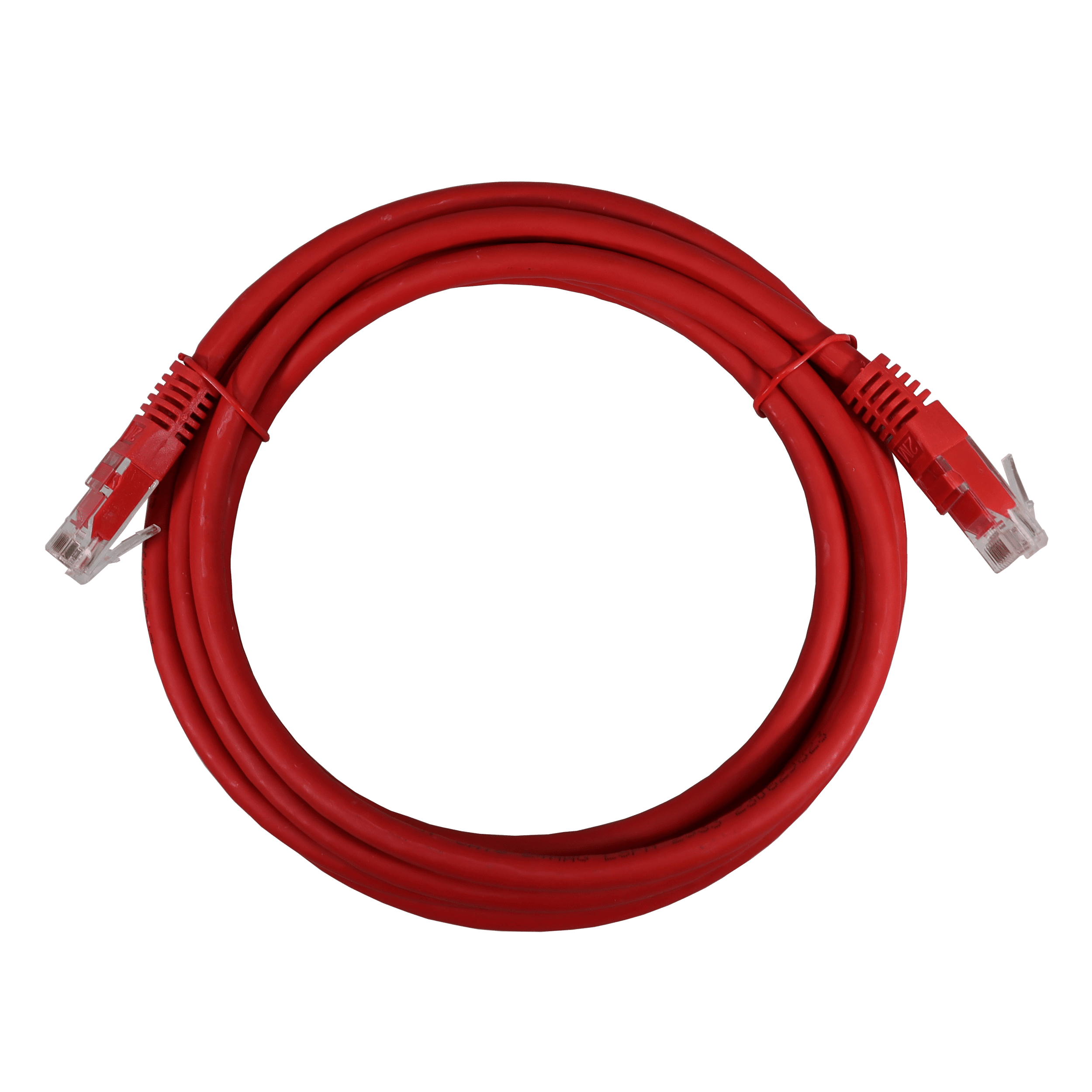 TELEVES - Cavo patch Ethernet U/UTP Cat6 LSFH rosso 2m.