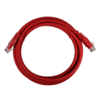 TELEVES - Cavo patch Ethernet U/UTP Cat6 LSFH rosso 2m.