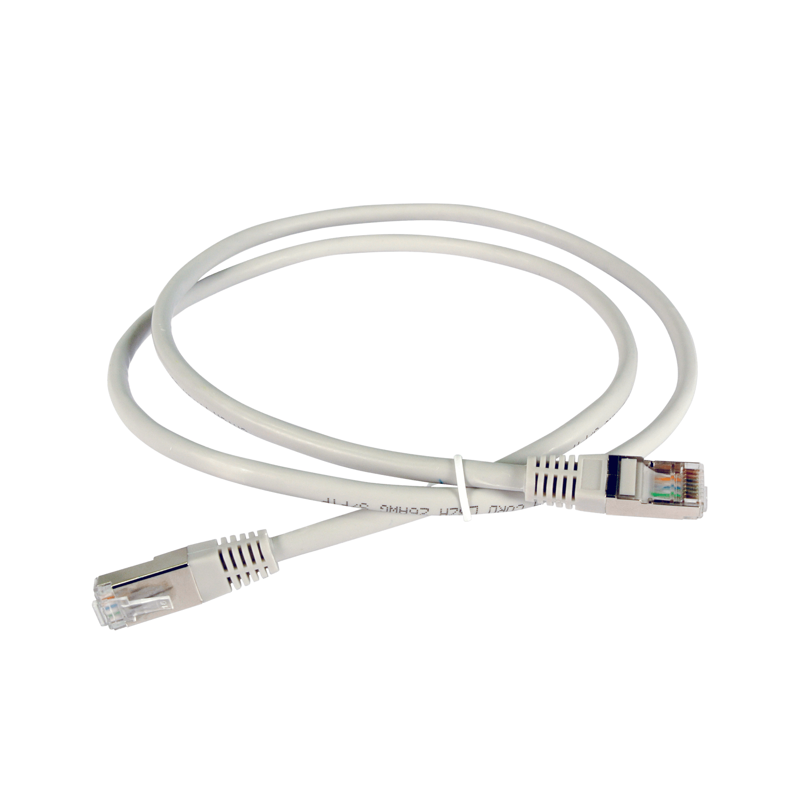 TELEVES - Cavo patch Ethernet Cat6A S/FTP, 0,5m, grigio, LSFH.