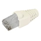 TELEVES - Connettore RJ45 UTP Cat 6 per cavi dati + Manicotto PVC Bianco Scatola 2