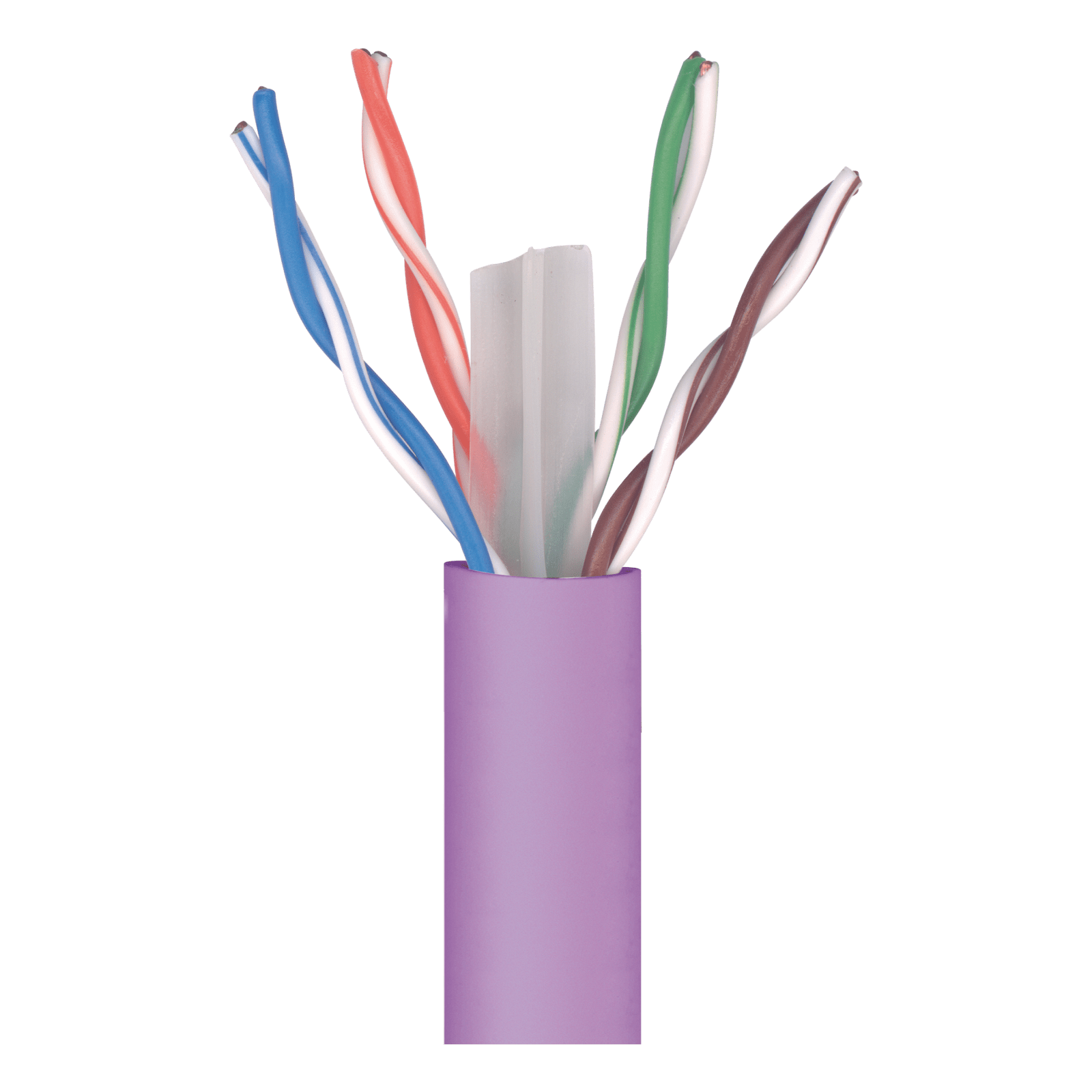 TELEVES - Cavo dati DK6000A U/UTP Categoria 6A CCA CU LSFH Viola 500 23AWG.