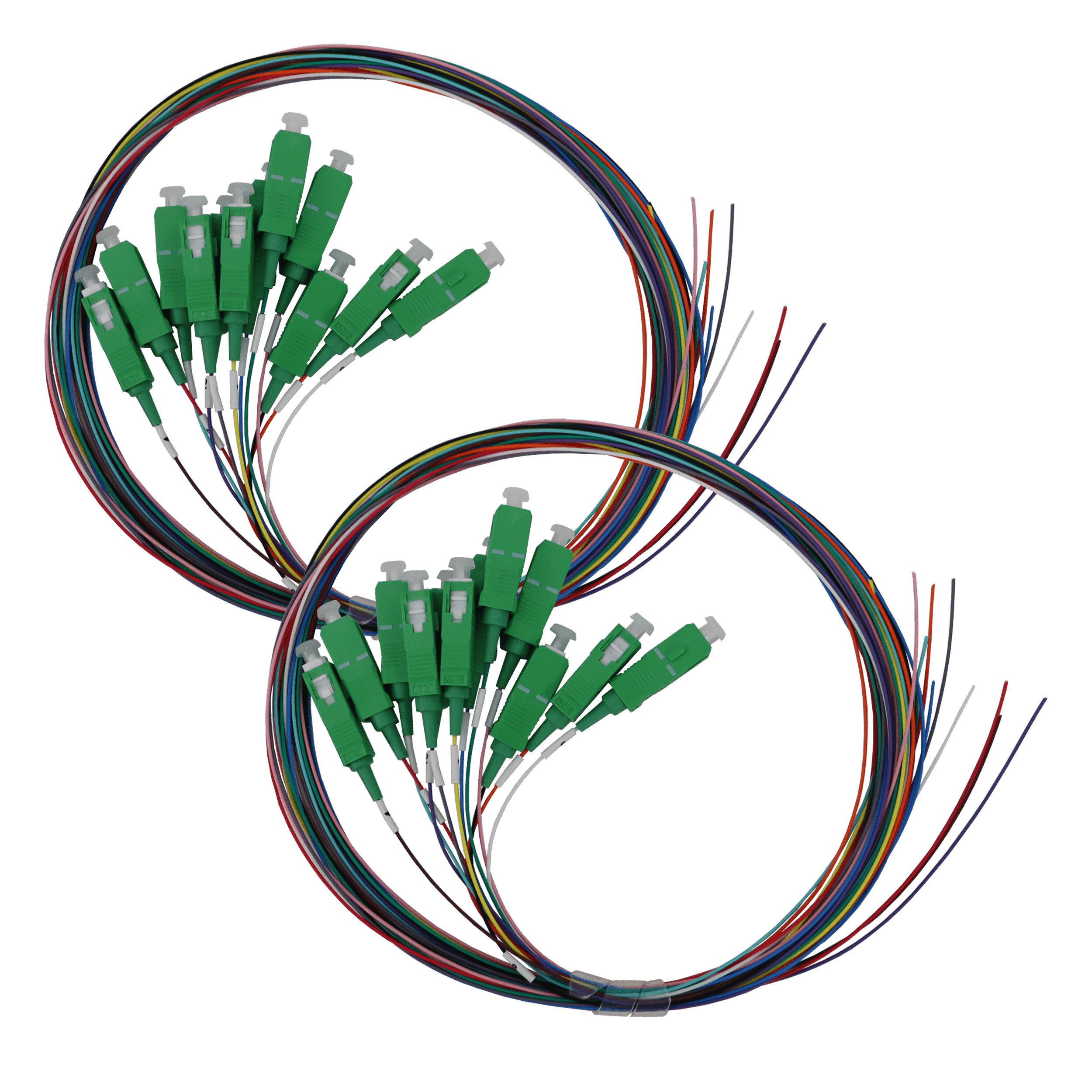 TELEVES - 24 bretelle pigtails SC/APC, monomodale, LSFH da interno, 900um FO SM.