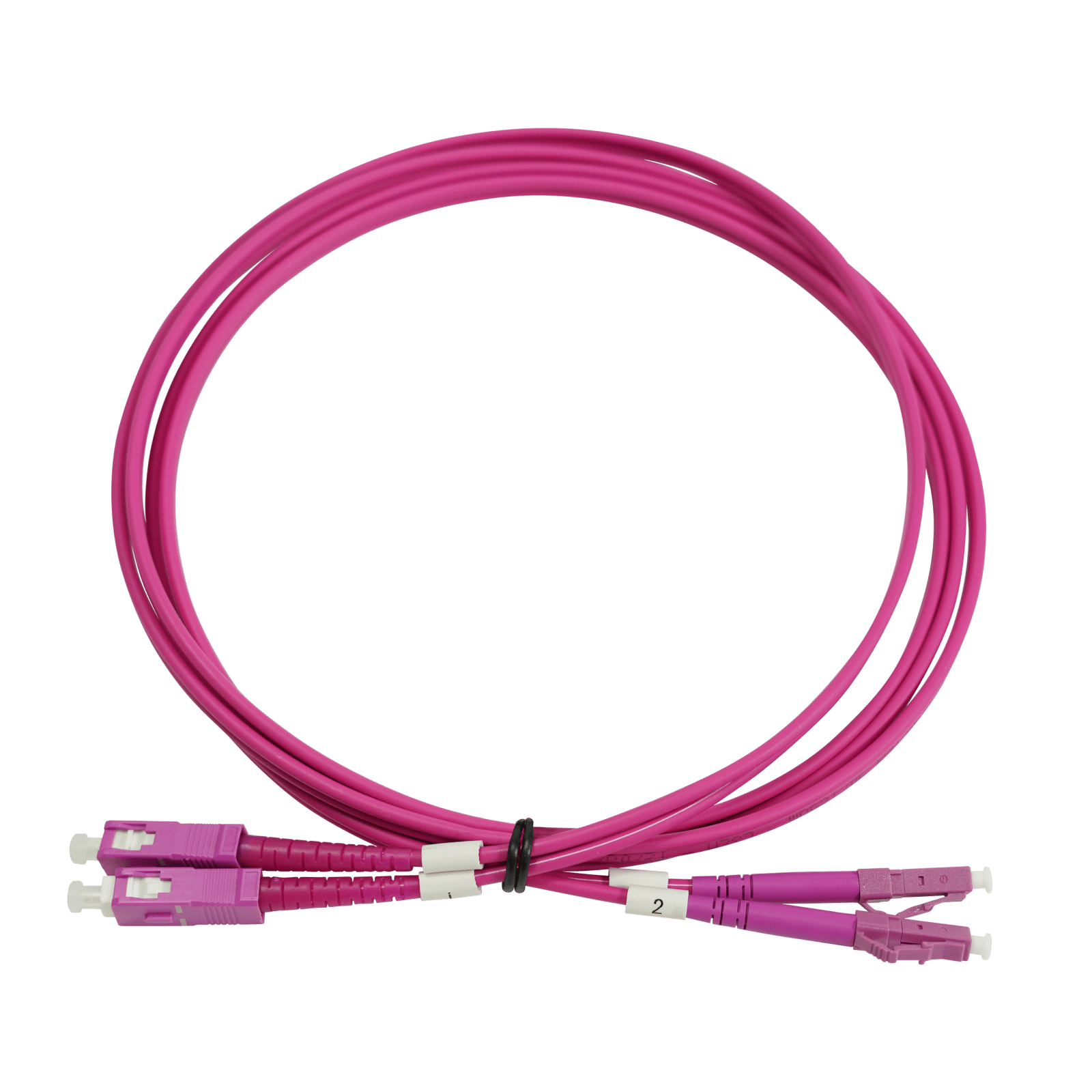 TELEVES - Bretella duplex fibra ottica LC/PC SC/PC multimodale OM4 LSFH interno 2M.