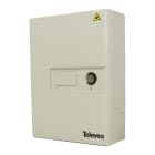 TELEVES - Contenitore secondario interno di base in fibra ottica, fino a 48 fibre.