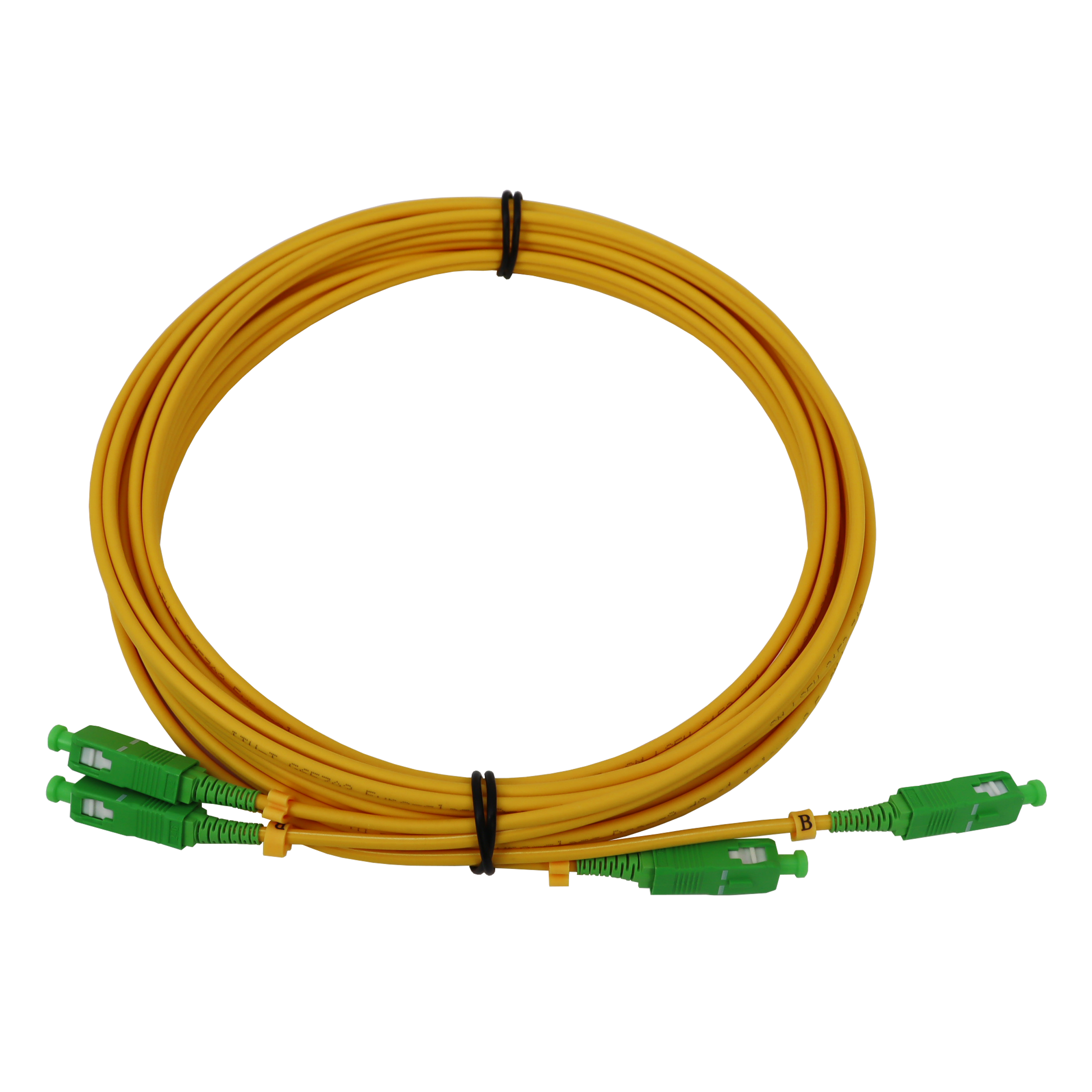 TELEVES - Bretella duplex fibra ottica SC/APC, monomodale SM, LSFH Euroclasse Dca interno 5M.