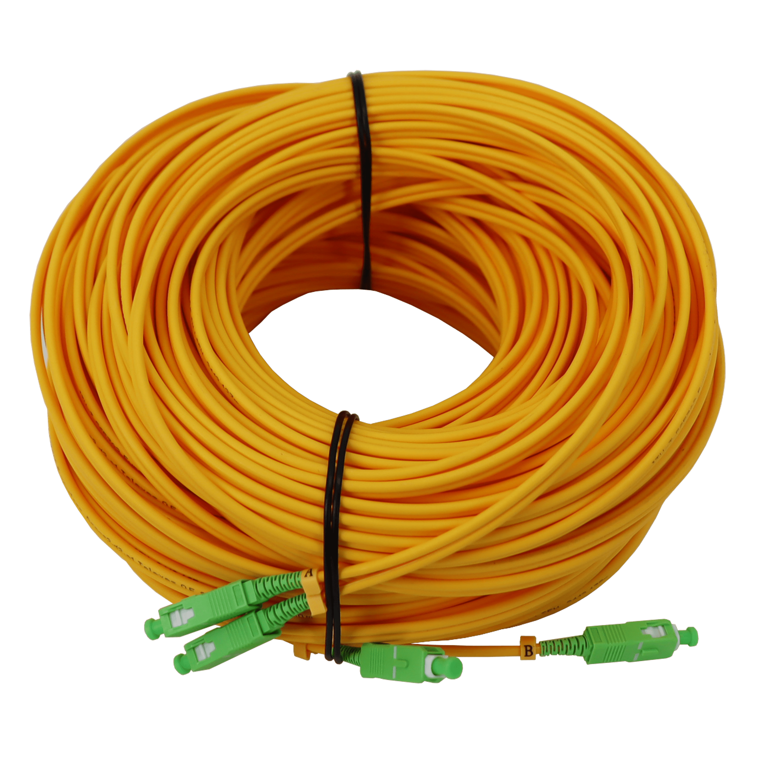 TELEVES - Bretella duplex fibra ottica SC/APC, monomodale LSFH Euroclasse Dca 55M da interno.