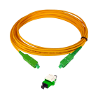 TELEVES - Kit prese fibra ottica con keystone, adattatore SC/APC e bretelle preconnettorizzate da 10 metri. 233240