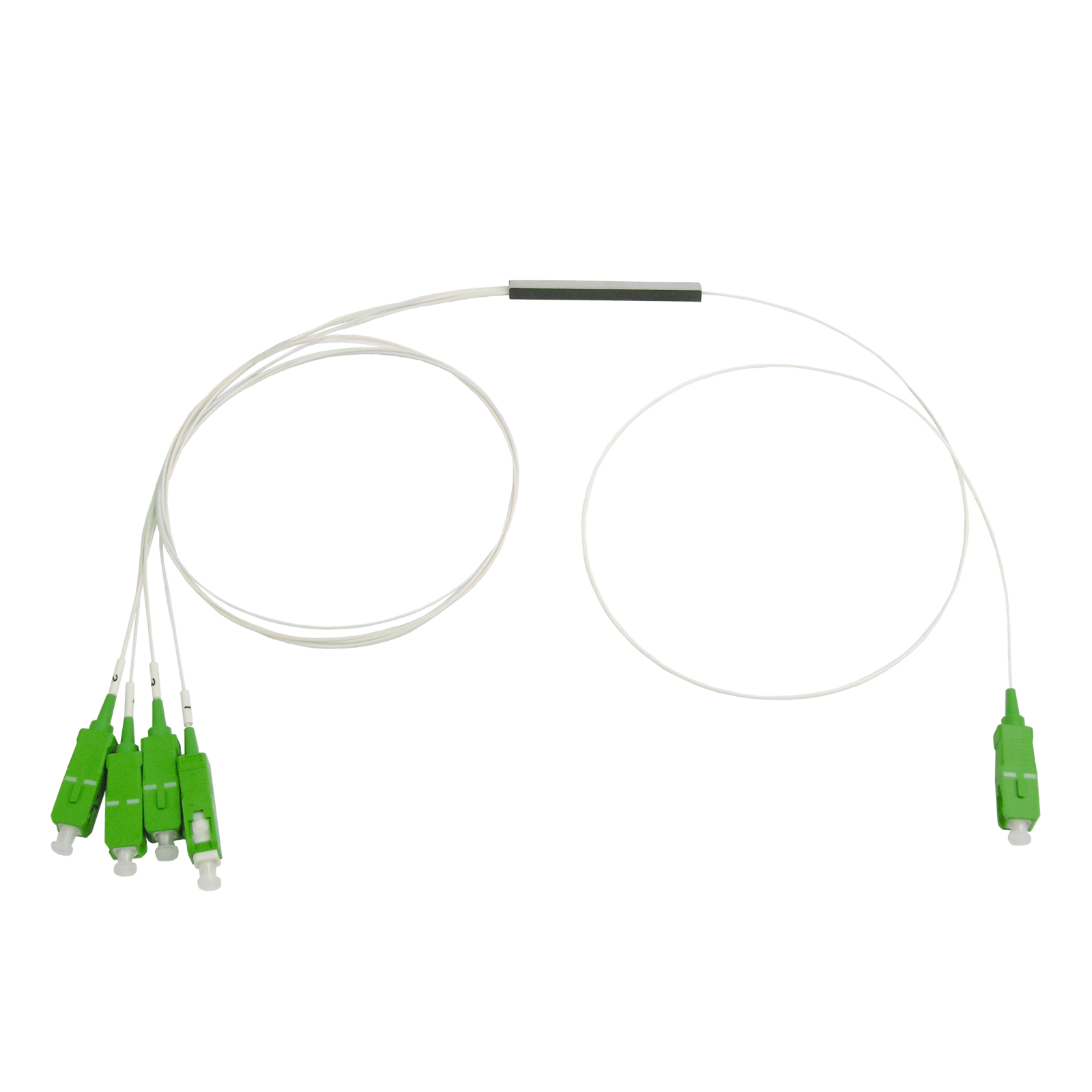 TELEVES - Splitter ottico F.O. 1260-1650nm SC/APC 4 vie 7dB PLC 4D. 233950